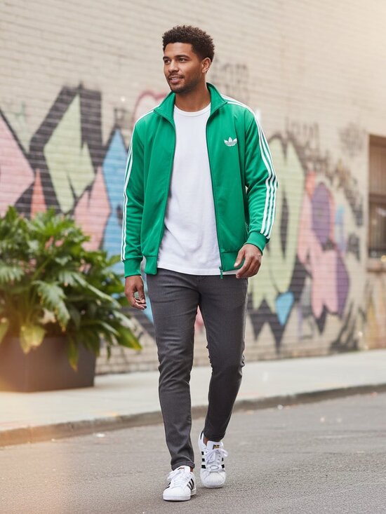 Adidas Other - 📌 Vintage Adidas Originals Firebird Green Track Jacket L